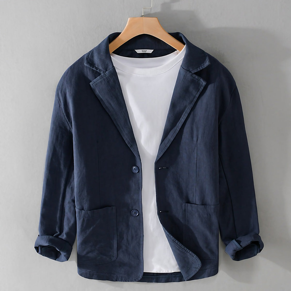 Veste décontractée homme légère, sept coloris, du XS au 2XL, bleu marine