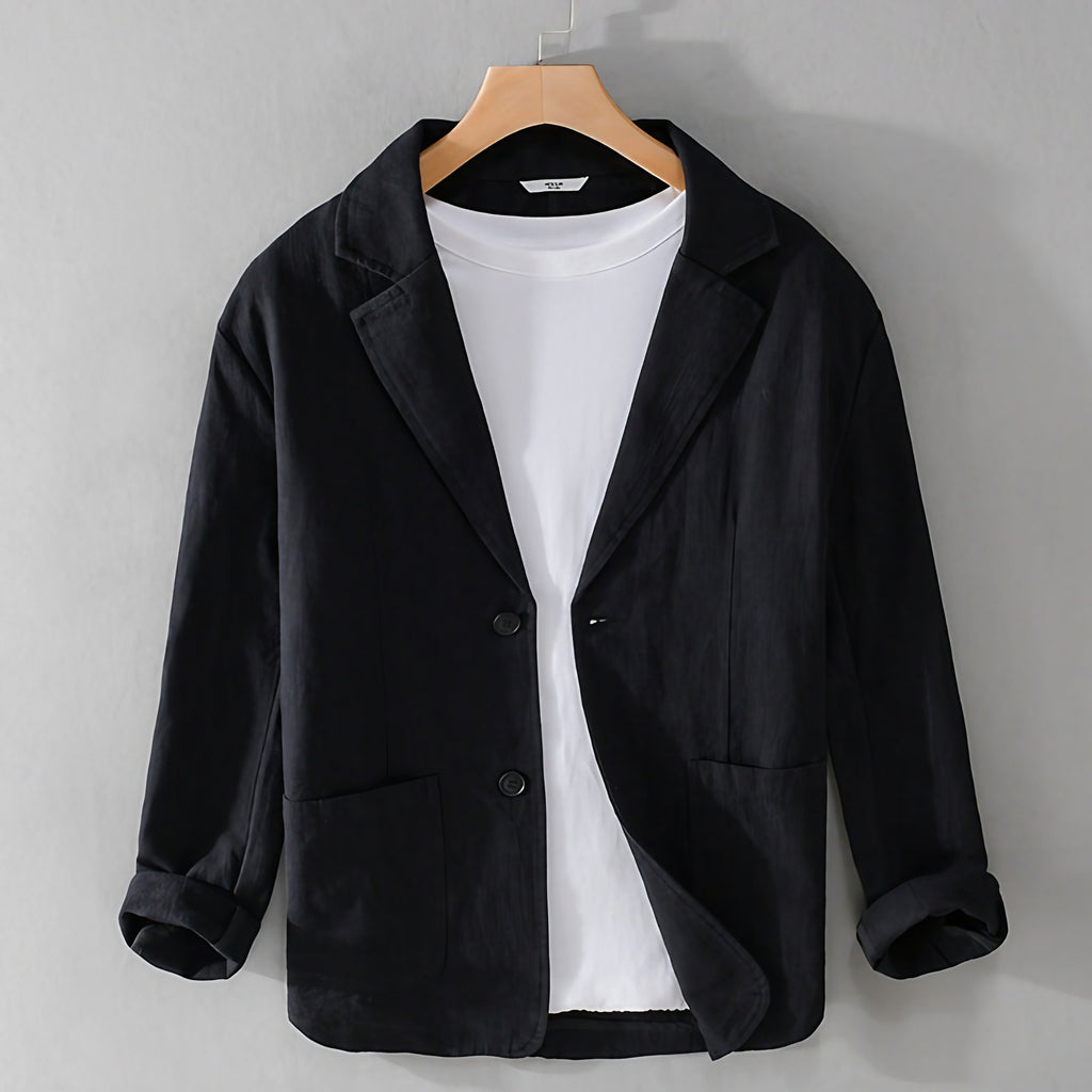 Veste décontractée homme légère, sept coloris, du XS au 2XL, noir