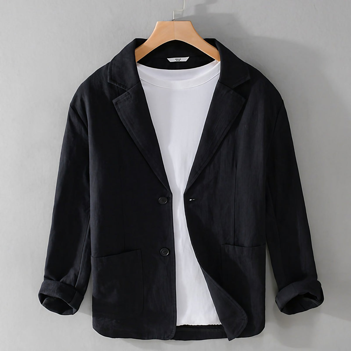Veste décontractée homme légère, sept coloris, du XS au 2XL, noir