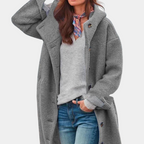Veste femme épaisse en tweed, cintrée et zippée