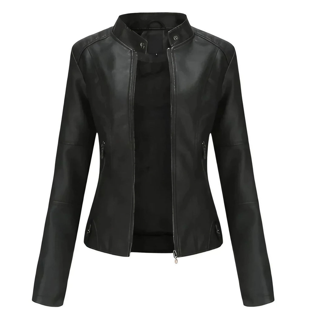 Veste femme ajustée à fermetures éclair, cinq coloris