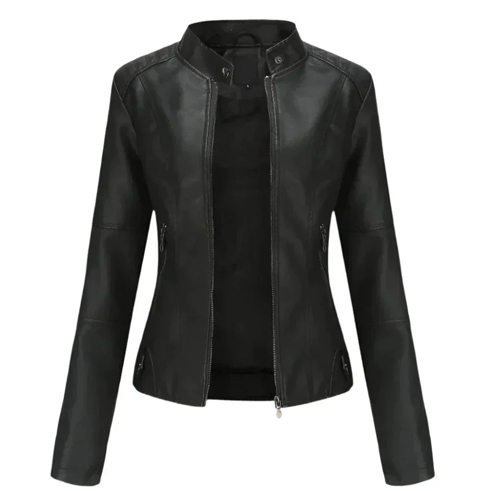 Veste femme ajustée à fermetures éclair, cinq coloris