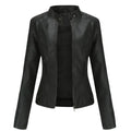Veste femme ajustée à fermetures éclair, cinq coloris, noir