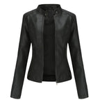 Veste femme ajustée à fermetures éclair, cinq coloris, noir