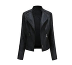 Veste femme à zip caché et coutures princesse, douze coloris, noir