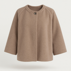 Veste courte femme ample, mi-saison, six coloris, du S au 3XL, kaki