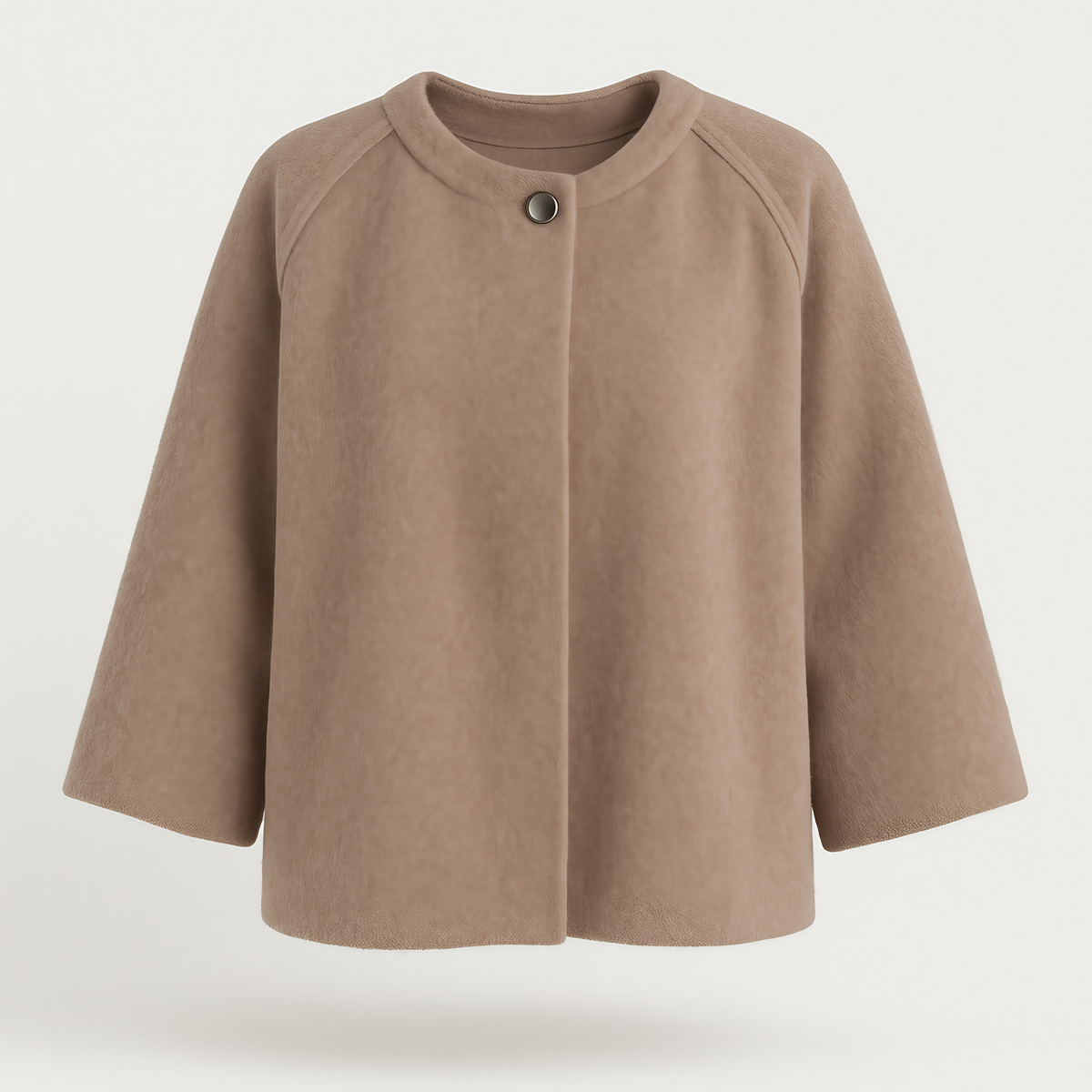 Veste courte femme ample, mi-saison, six coloris, du S au 3XL, kaki
