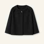 Veste courte femme ample, mi-saison, six coloris, du S au 3XL, noir