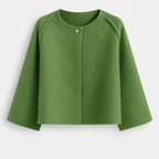 Veste courte femme ample, mi-saison, six coloris, du S au 3XL, vert