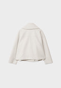 Veste courte femme à double boutonnage, du XS au 3XL, beige