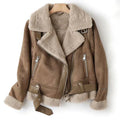 Veste chaude femme pour l'hiver, marron ou noir, du XS au XL, marron