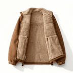 Veste d'hiver homme col montant, poches zippées, quatre coloris