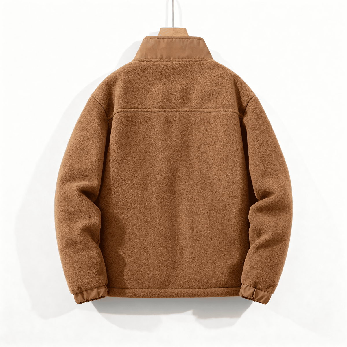 Veste d'hiver homme col montant, poches zippées, quatre coloris