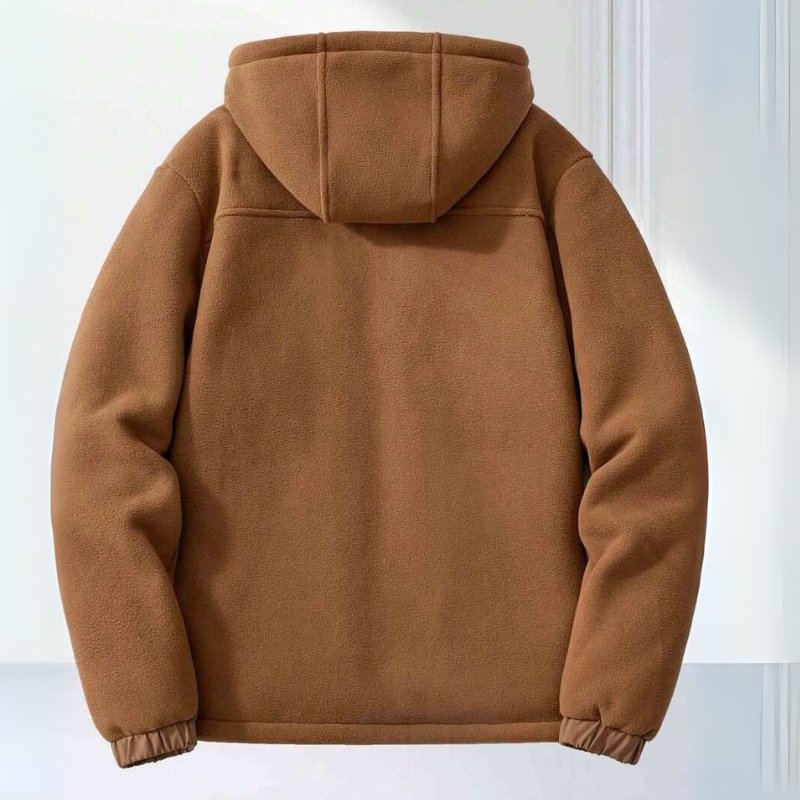 Veste d'hiver homme à capuche, poches zippées, du M au 4XL
