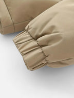 Veste matelassée unisexe à capuche amovible, blocs de couleur