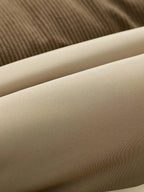 Veste matelassée unisexe à capuche amovible, blocs de couleur