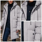 Veste d'hiver homme à capuche, coupe-vent et imperméable