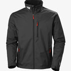 Veste homme à col montant et poches zippées, du S au 3XL, noir