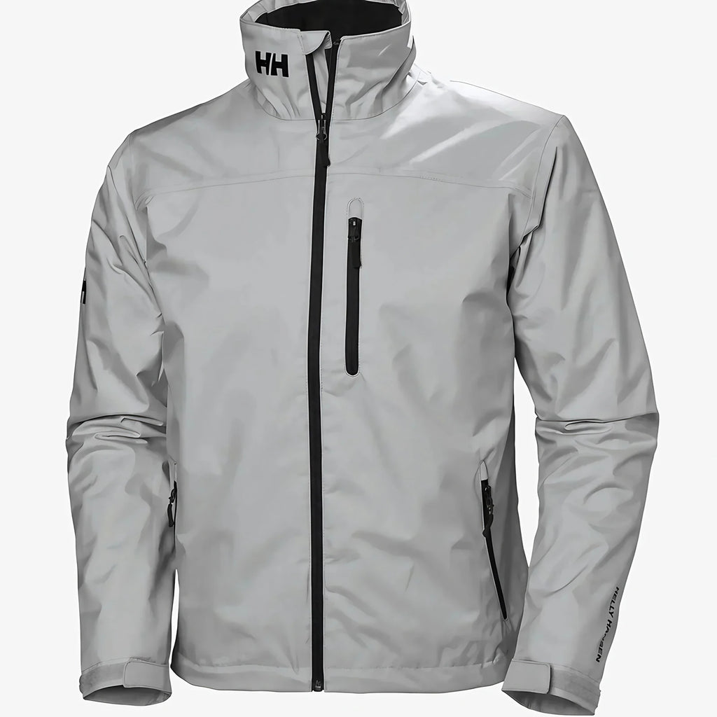 Veste homme à col montant et poches zippées, du S au 3XL, gris