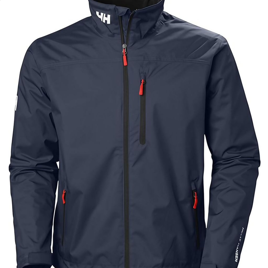 Veste homme à col montant et poches zippées, du S au 3XL, bleu marine