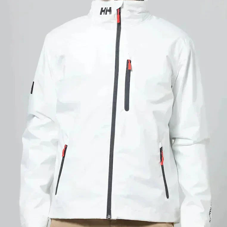 Veste homme à col montant et poches zippées, du S au 3XL, blanc