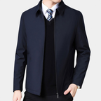 Veste décontractée homme légère, bleu marine, noir ou vert