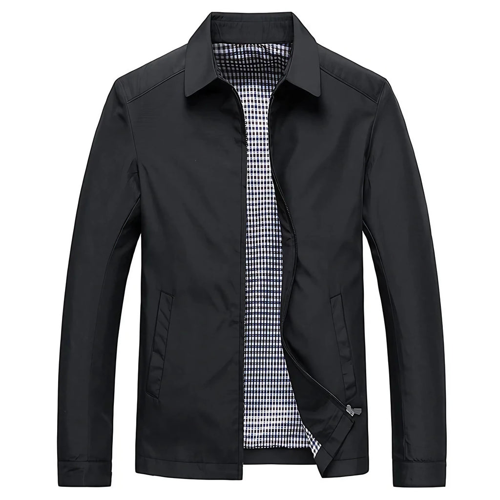 Veste légère homme zippée, noire, beige ou bleue, XS au 2XL