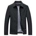 Veste légère homme zippée, noire, beige ou bleue, XS au 2XL, noir