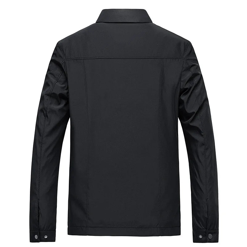Veste légère homme zippée, noire, beige ou bleue, XS au 2XL
