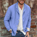Veste homme coupe décontractée à poches, six coloris, du S au 3XL, bleu