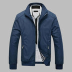 Veste d'été homme cintrée, coupe slim, noir ou bleu marine, bleu marine