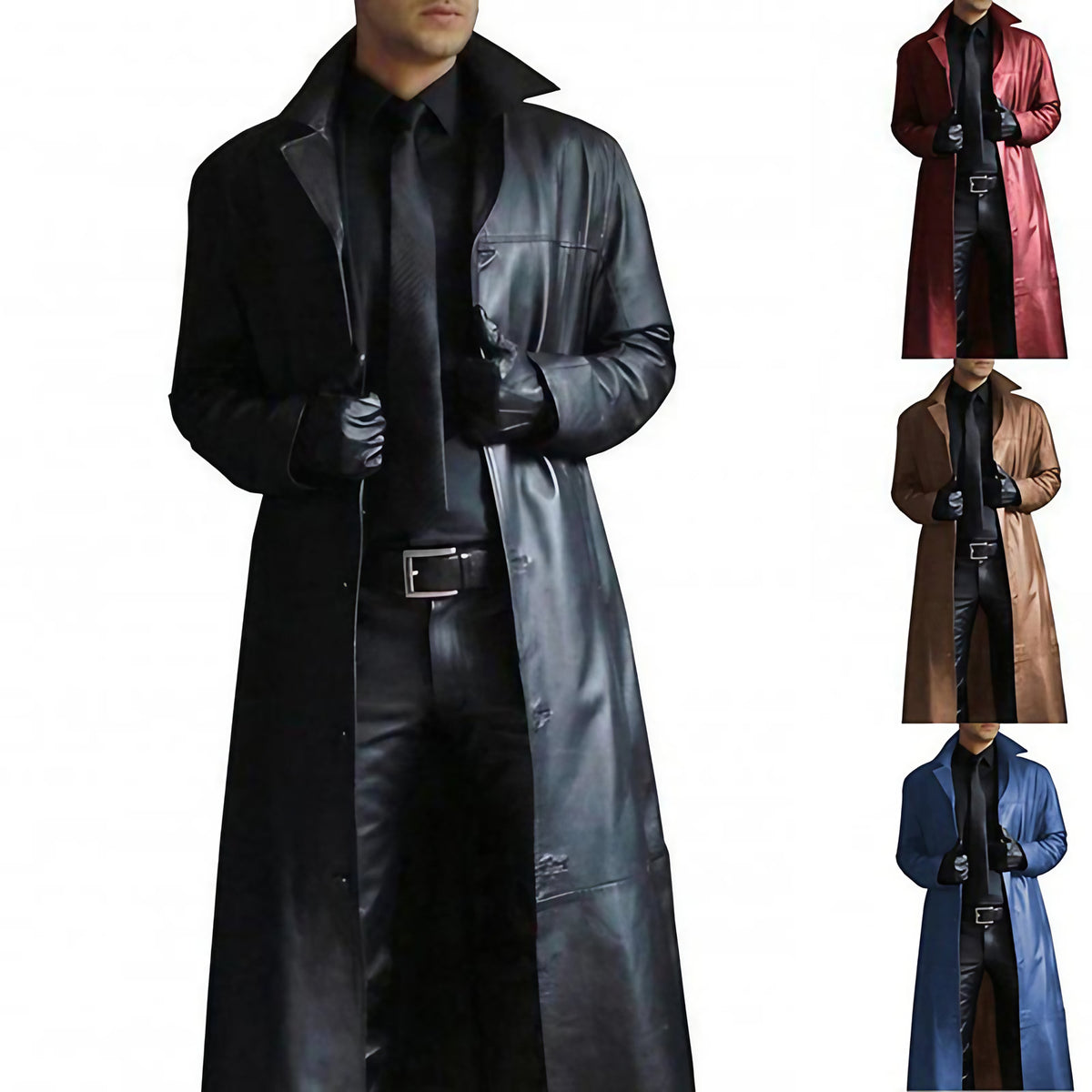 Veste d'hiver homme chaude à coupe ajustée, quatre coloris