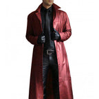 Veste d'hiver homme chaude à coupe ajustée, quatre coloris, rouge