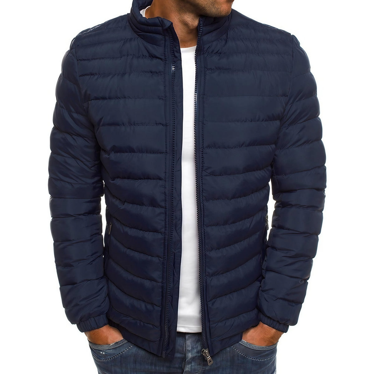 Veste d'hiver homme isolée, protège du vent, six coloris