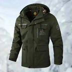 Veste homme imperméable et coupe-vent à capuche, du XS au 4XL, vert