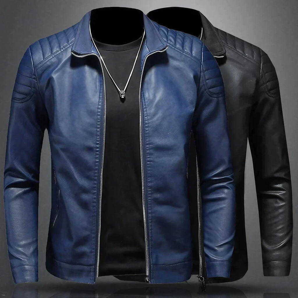 Veste homme zippée, coupe régulière, noir ou bleu, XS au 4XL