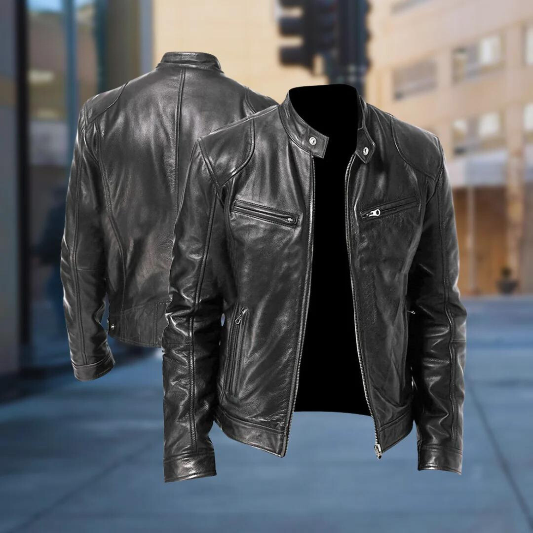 Blouson homme de ville, noir, kaki ou marron, du XS au 4XL