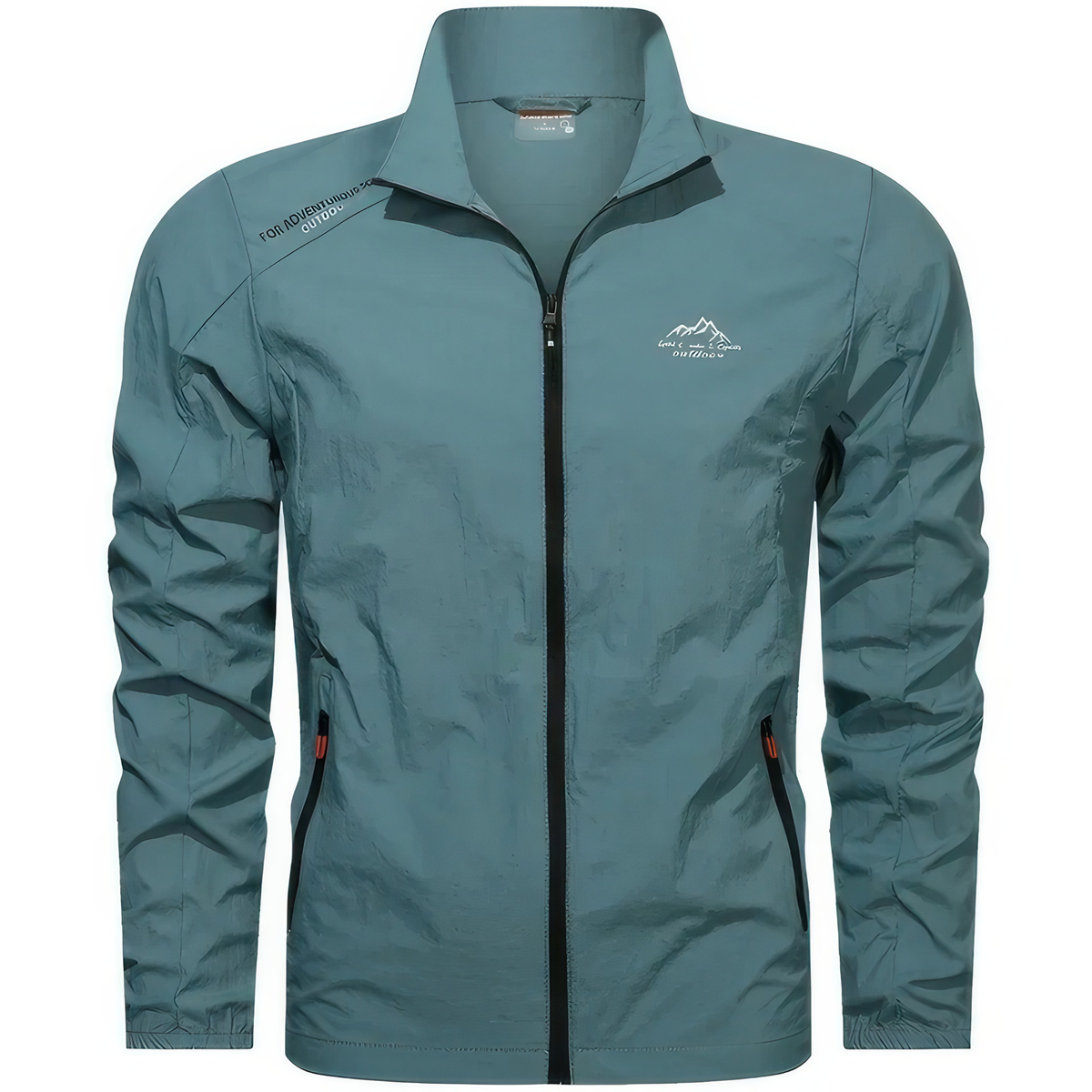 Veste légère homme anti-UV, coupe-vent d'été, du S au 4XL, bleu noisette