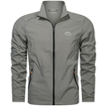 Veste légère homme anti-UV, coupe-vent d'été, du S au 4XL, gris foncé