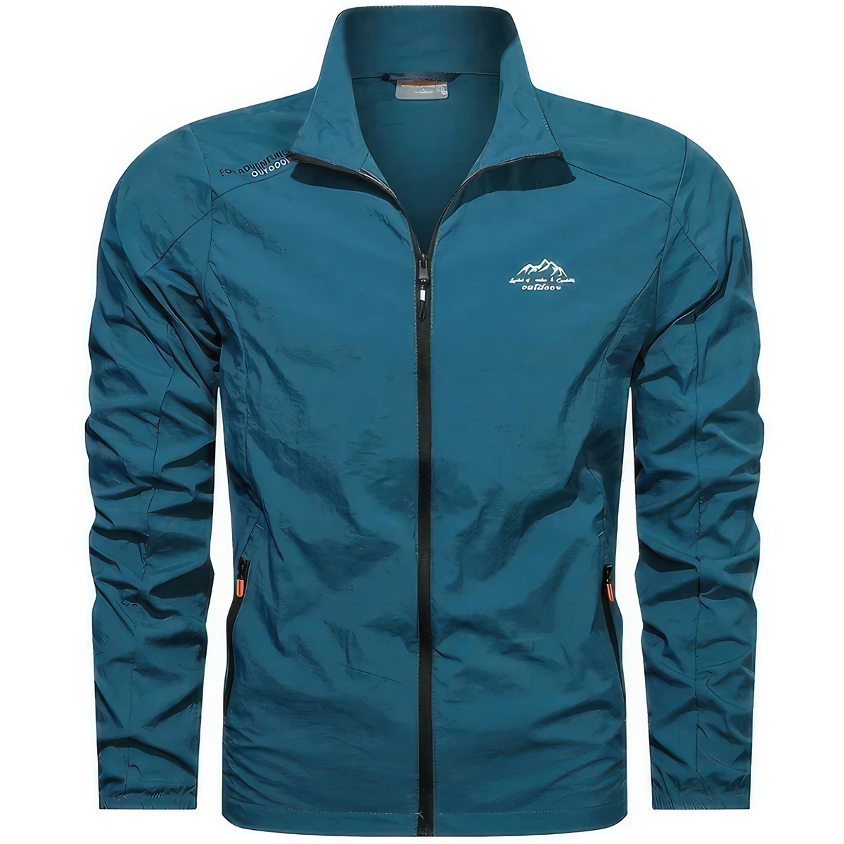 Veste légère homme anti-UV, coupe-vent d'été, du S au 4XL, bleu denim