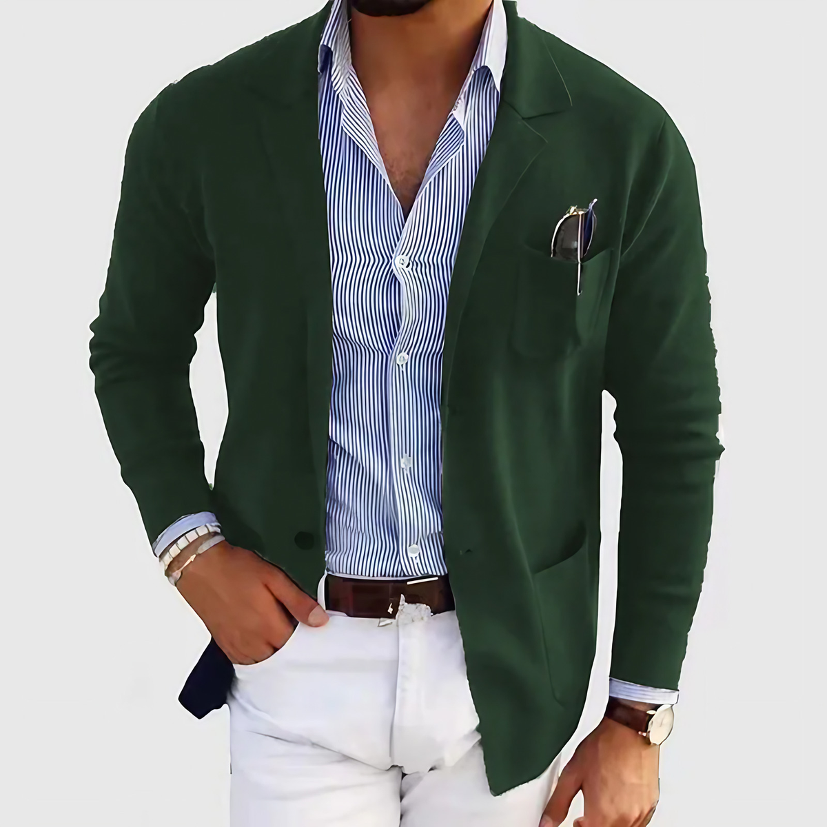 Veste légère homme, sept coloris, du M au 3XL, vert