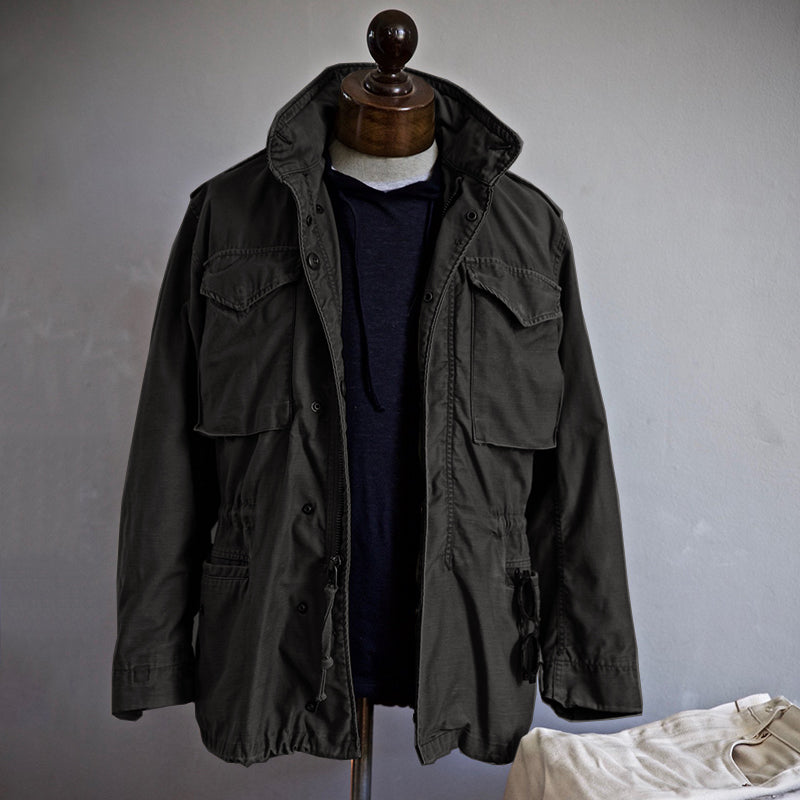 Veste homme style militaire vintage à poches, du XS au 4XL