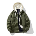 Veste homme légère à capuche, mi-saison, du M au 3XL, vert militaire
