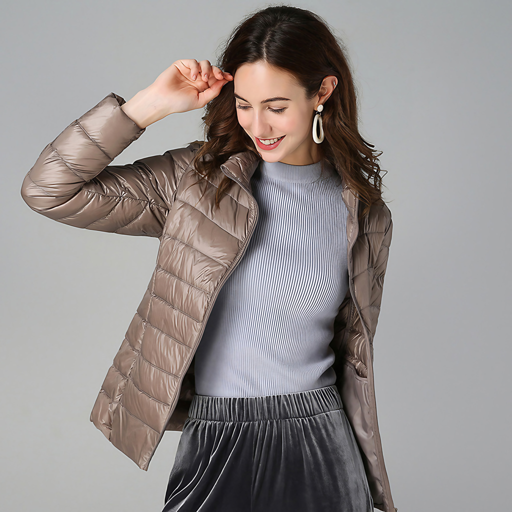 Veste imperméable femme légère et pliable, douze coloris, gris