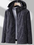 Veste imperméable femme à capuche réglable, six coloris, noir