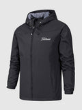 Veste imperméable homme toutes saisons, du S au 5XL, noir