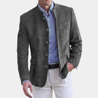 Veste d'hiver homme d'inspiration italienne, marron ou bleu