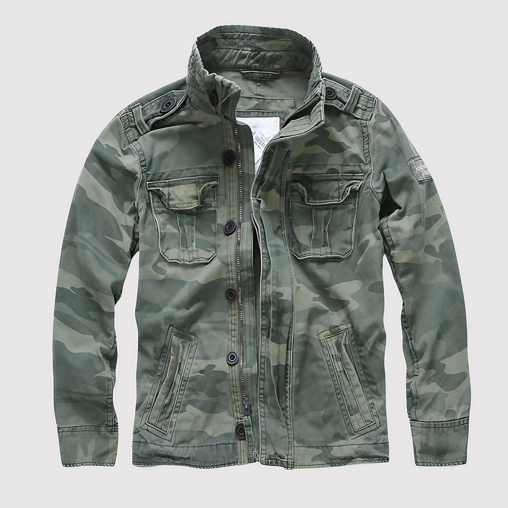 Veste en jean homme rétro à poches, cinq coloris, du S au 2XL, vert