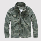 Veste en jean homme rétro à poches, cinq coloris, du S au 2XL, vert