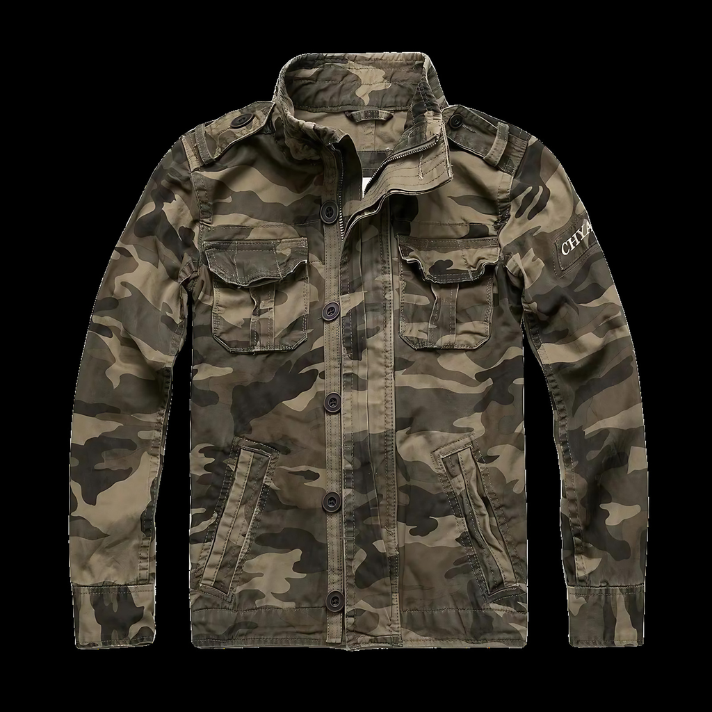 Veste en jean homme rétro à poches, cinq coloris, du S au 2XL, marron